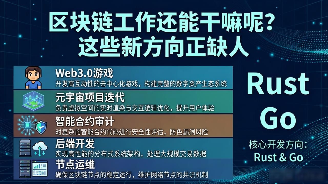 传统金融机构区块链应用_区块链人才需求_区块链工作还能干嘛呢
