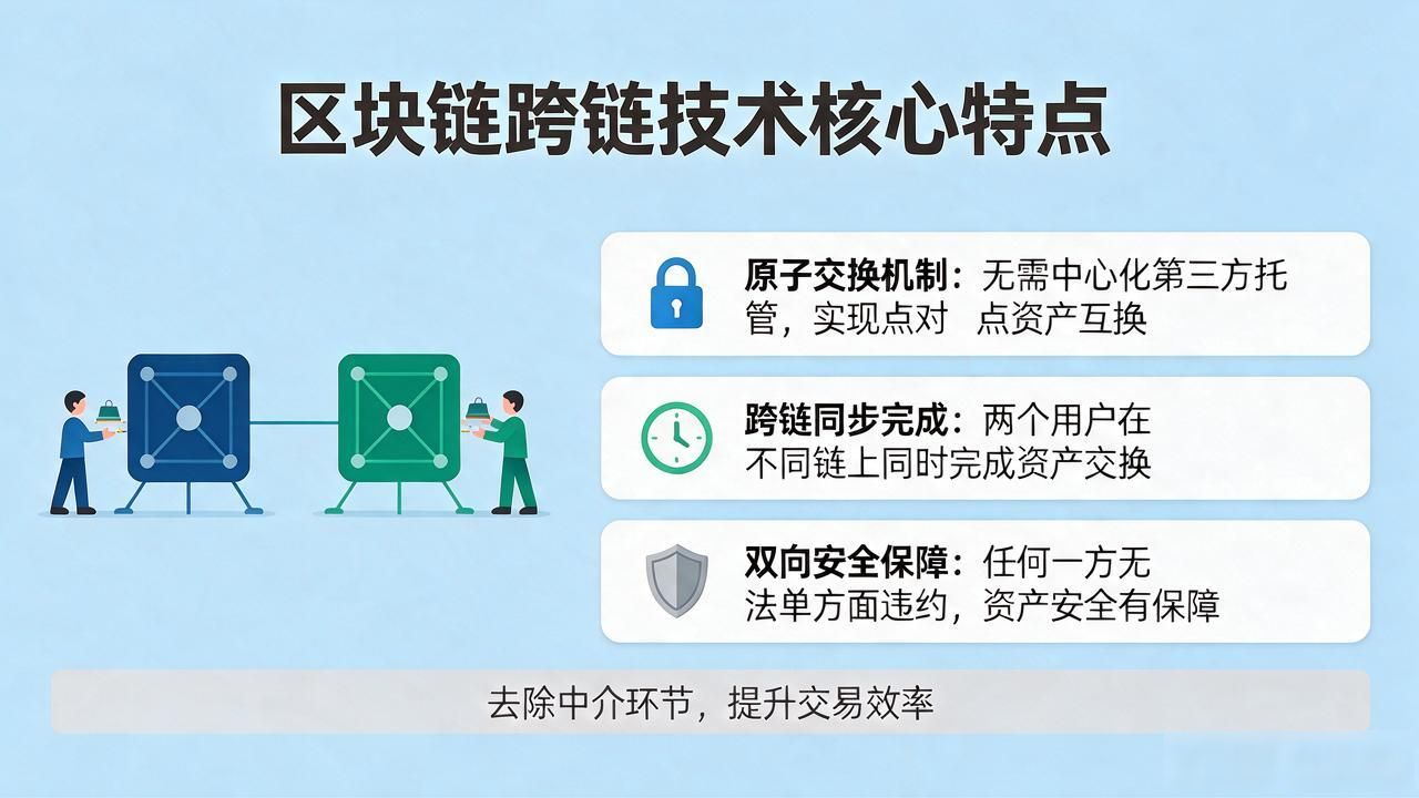 区块链跨链技术核心特性 区块链跨链桥应用场景 跨链原子交换安全优势_区块链跨链特点包括